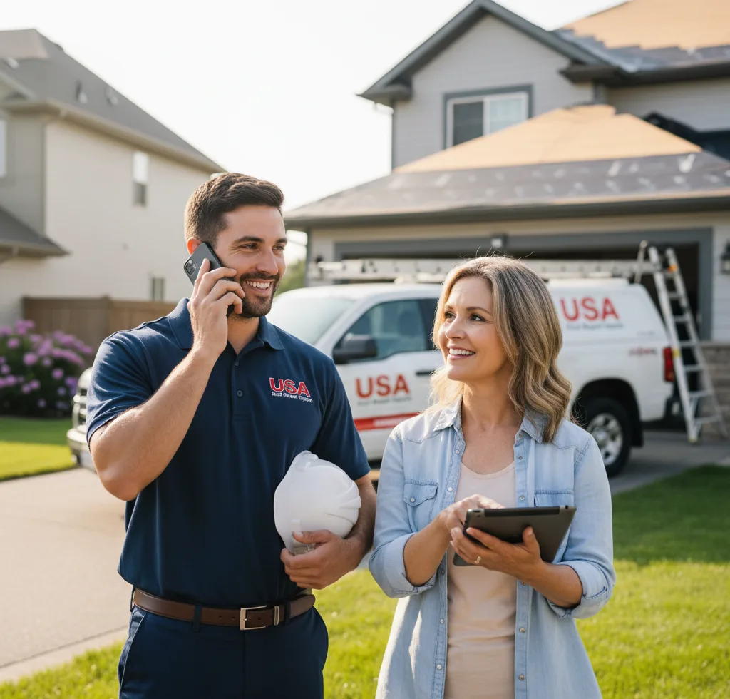 USA Roof Repair Experts customer support in East Meredith